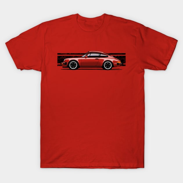 The iconic German sports car (for light backgrounds) T-Shirt by jaagdesign